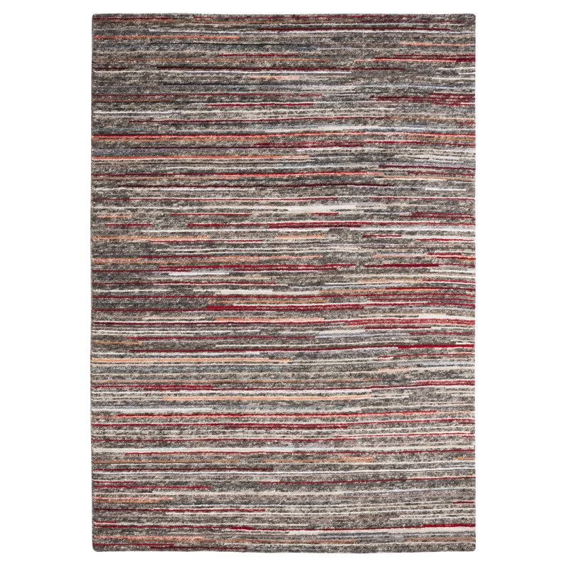 Abner Striped Hand Woven Area Rug, Runner 70 x 140cm