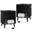 Ensemble de table de chevet 4 tiroirs Gunns