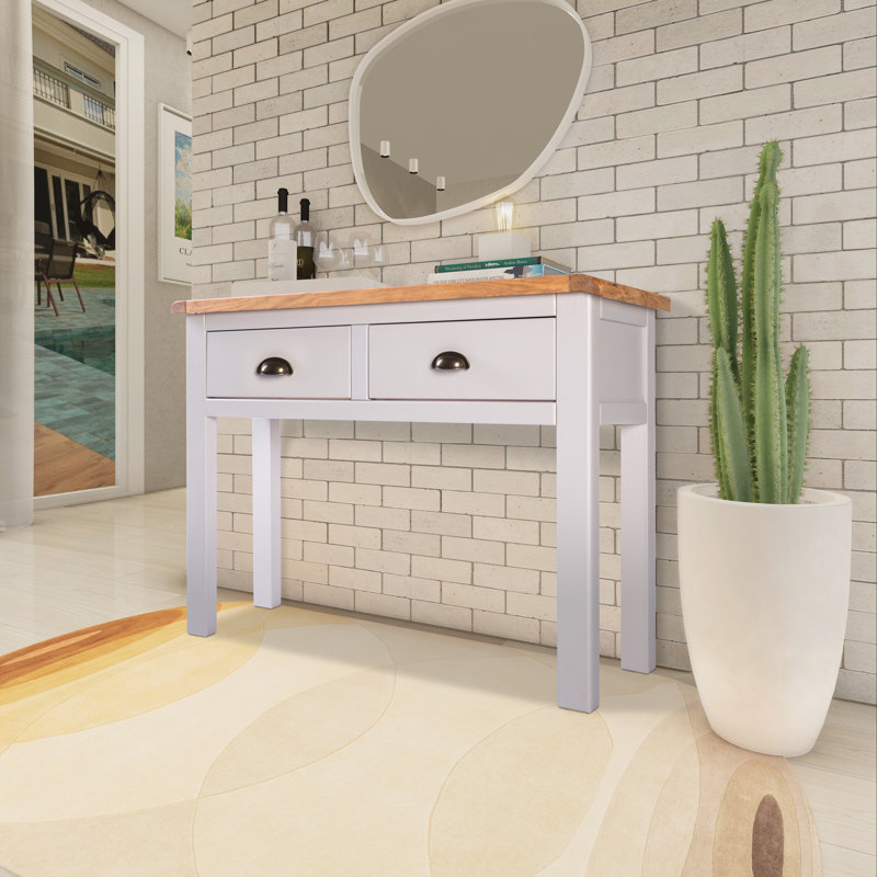 Carreen 100cm Console Table, Brass