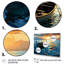 Coucher de soleil sur un bateau en mer - Bateau côtier, art mural-671241371-671241349