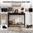 Solid Wood Console Table with Drawers, Mid Century Modern Entryway Table for Living Room and Hallway-1766303510