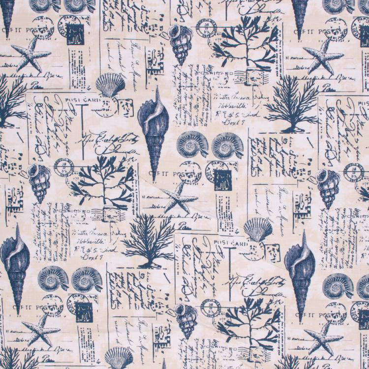 Suite Beach Journal Fabric, Mariner