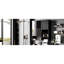 Armoire murale de salle de bain 29 po x 28 po avec miroir - tablettes réglables, rangement moderne et barre à serviettes 30,24 po, hauteur de tablette, finition noire-121364602