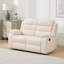 2 Seater Reclining Fabric Sofa-121362347-121362348