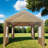 12 ft. W x 20 ft. D Polypropylene and Iron Garage Shed-98727067