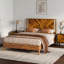 Base de lit avec tête de lit Vivian DELUXE - bois d'acacia-797625049-775379059