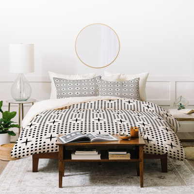 Modern & Contemporary Polyester Geometric Shapes Duvet Cover