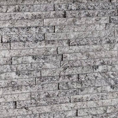 Slender Strip 3in.x12in. Split Face Marble Wall Tile