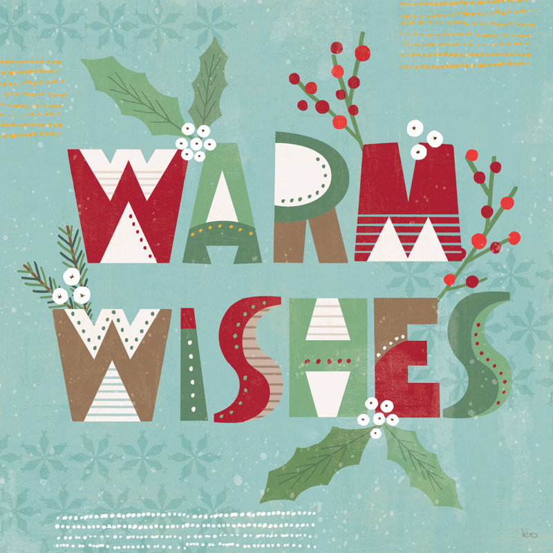Mod Holiday VI by Veronique Charron - Wrapped Canvas Print, 51cm H x 51cm W x 3.8cm D