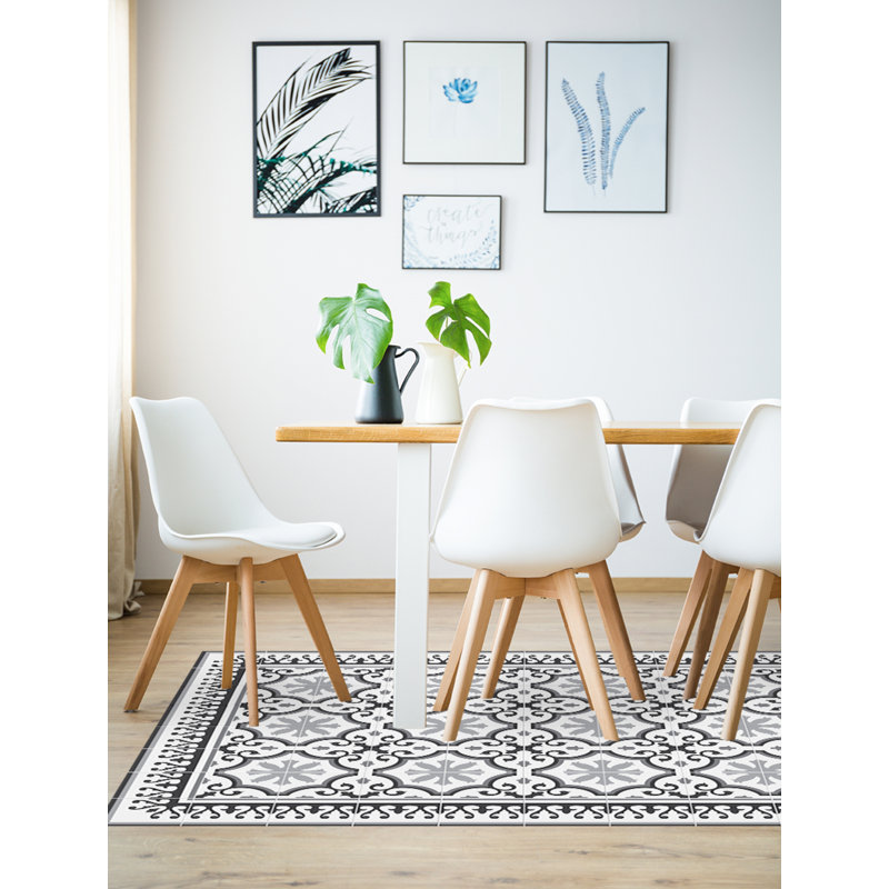 Hartmann Vinyl Machine Printed Area Rug, Rectangle 133 x 200cm