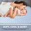 Housse de protection pour matelas en fibre de refroidissement - imperméable, coussin de refroidissement-1706111070