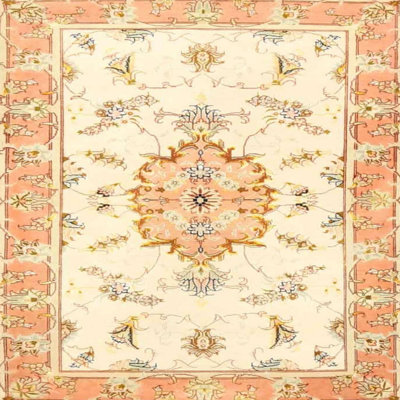 Tapis traditionnel jaune / orange Colitta