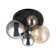 Bertina 5-Light Modern Globe Glass Shade Dimmable Semi Flush Mount Light