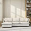 Canapé modulaire avec repose-pieds Chenille-114344393