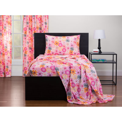 The Bloom Room Microfiber Floral Sheet Set