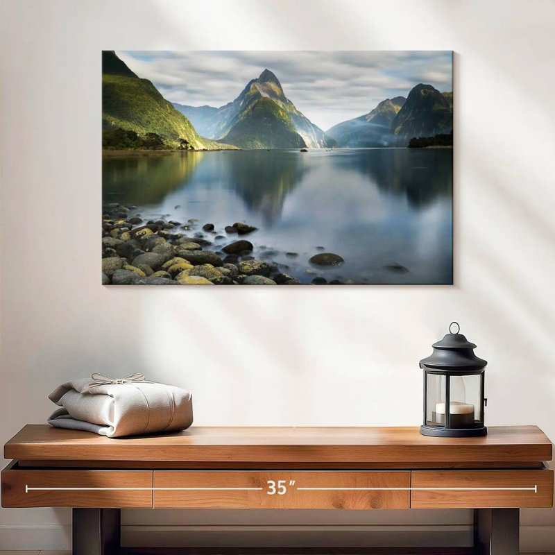 Ravi Mitre Peak à Milford Sound, H 16 po x l 24 po