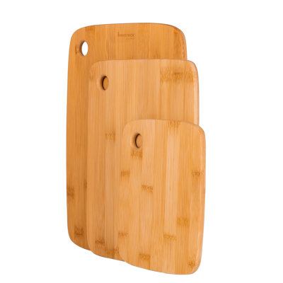 Bamboo 2 Sides Chopping Board Set
