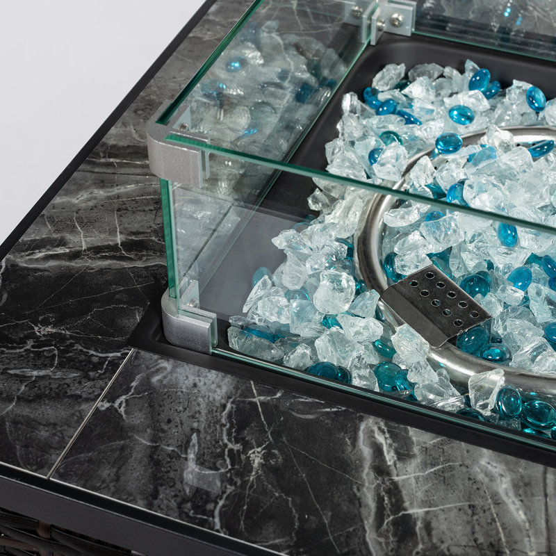 Modern Outdoor Fire Pit Column