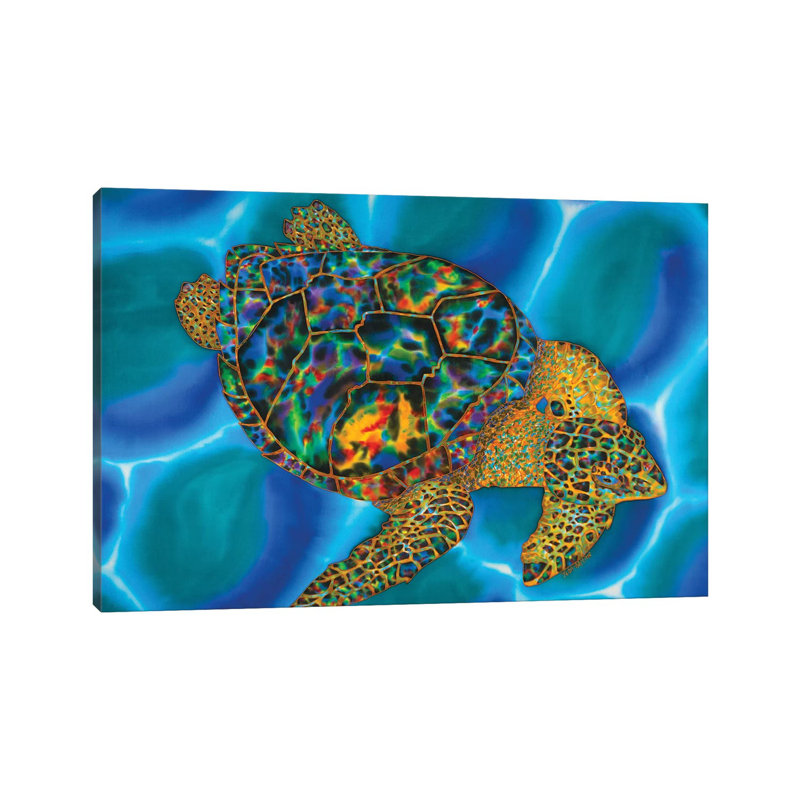 Caribbean Opal 1 Piece Wrapped Canvas Painting, 20.32 cm H x 30.48 cm W