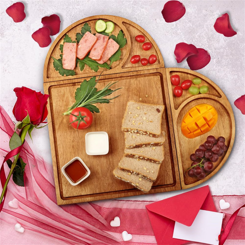 Union Rustic Rubber Wood Cheese Board