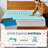 Linenspa 2" 7-Zone Cooling Gel and Green Tea Memory Foam Mattress Topper - Full-1959199081-1959199080