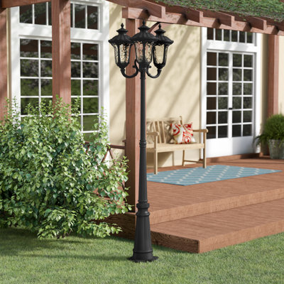 Lampadaire câblé 3 lumières Allal H 87 "(double) Allal