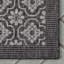 Tapis intérieur / extérieur noir à tissage plat Marshanna Manola-71791299