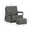 Upholstered Flannel Armchair