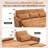 82" 2-In-1 Convertible Sofa Bed With Reversible Recliner, 3-Seater Sleeper Sofa For Living Room-1485967424