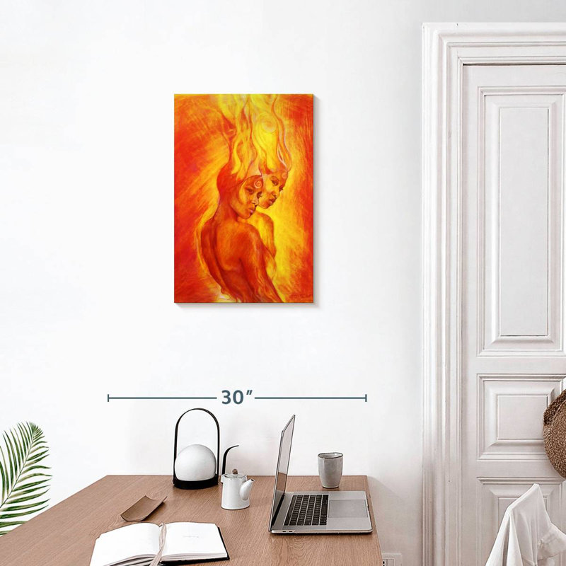 Leisha Shango Flames, 24" H x 16" W