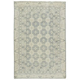 Jaipur Living Stage SLN08 Handknotted Border Ivory and Green Area Rug (12'x15')