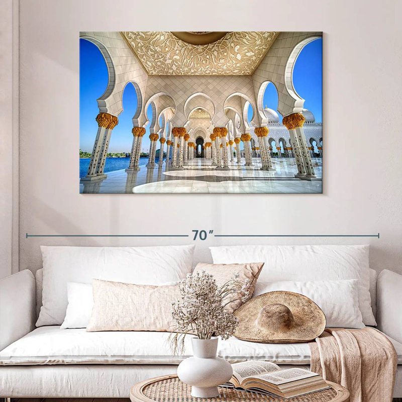 Ravi Elegant Sheikh Zayed Mosque, 32" H x 48" W