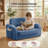 3-in-1 Convertible Kids Couch, Flip Open Lounger & Sofa Bed, Machine-Washable-1629340777