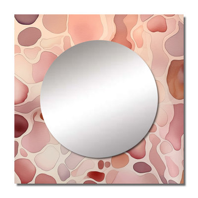 Hripsik - Abstract Shapes Square Mirror Wall Decor For Bedroom