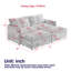 2 fauteuils inclinables en velours côtelé gris avec coussins à deux couches, construction, expérience de détente 2 repose-pieds, structure, tissu, salon confortable-1212090981-1212090983-1212090979