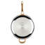 Anolon EverLast Tri-Ply Clad Frying Pan with Lid and Helper Handle, 12.5-Inch, Bronze