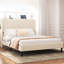 Noise Queen Metal Bed Frame With Charging In Headboard, Beige Colour, Support Framework, Fast Installation Time, No Box Spring Required Size Platform Construction, Long - Lasting Durability, Needed,-762032474