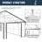 25 ft. W X 33 ft. D Metal Storage Shed Garage Shed-100704646