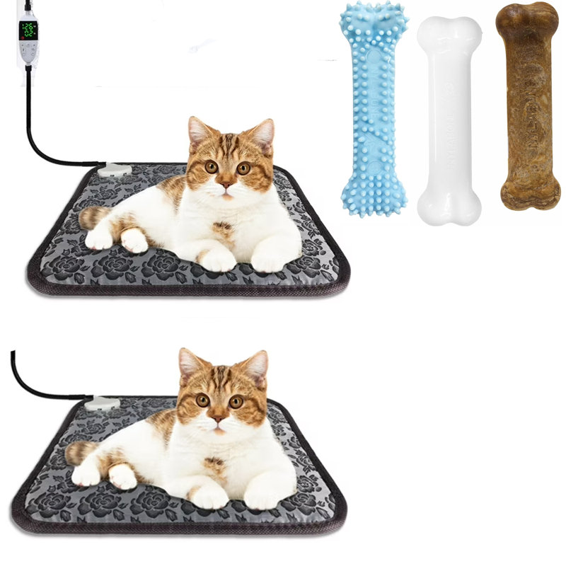 Coussin chauffant pour chien 2 pièces