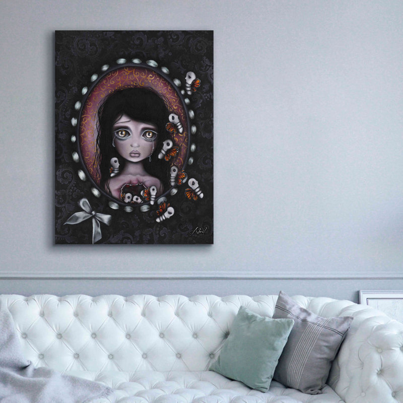 «L'intérieur de moi» par Abril Andrade, art mural sur toile, H 54 po x l 40 po x P 1,5 po