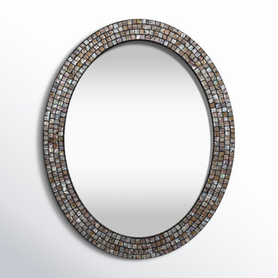 Wood Flat Wall Mirror