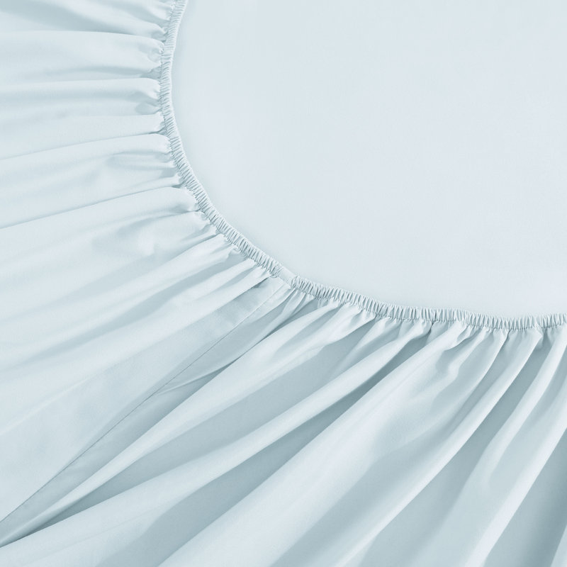 Cooling Threads-4 Pc Solid Cooling Sheet Set, King Sheet Set + 2 Pillowcases, Blue