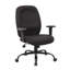 Fauteuil pivotant surdimensionné Piny, réglable, noir, 400 lb