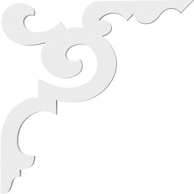 5/8"W X 16"D X 16"H Benson Architectural Grade PVC Bracket