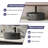 CASAINC Maple 17'' Concrete Circular Bathroom Sink-86669231