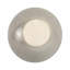 Bol rond décoratif en couches pour le salon - Bol décoratif moderne à motif abstrait pour comptoir de cuisine ou décoration intérieure - 9 po, gris
