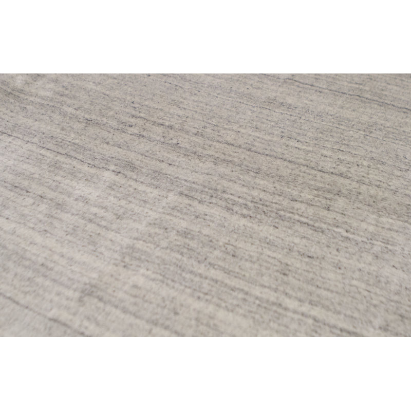Hand-Knotted High-Quality Ivory Area Rug