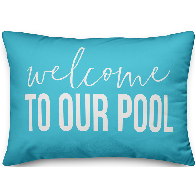 Outdoor Reversible Throw Pillow