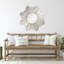 Miroir mural rond 25 po Sunburst Wave