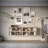 Moduler Design Floating Tv Stand And Floating Shelves
